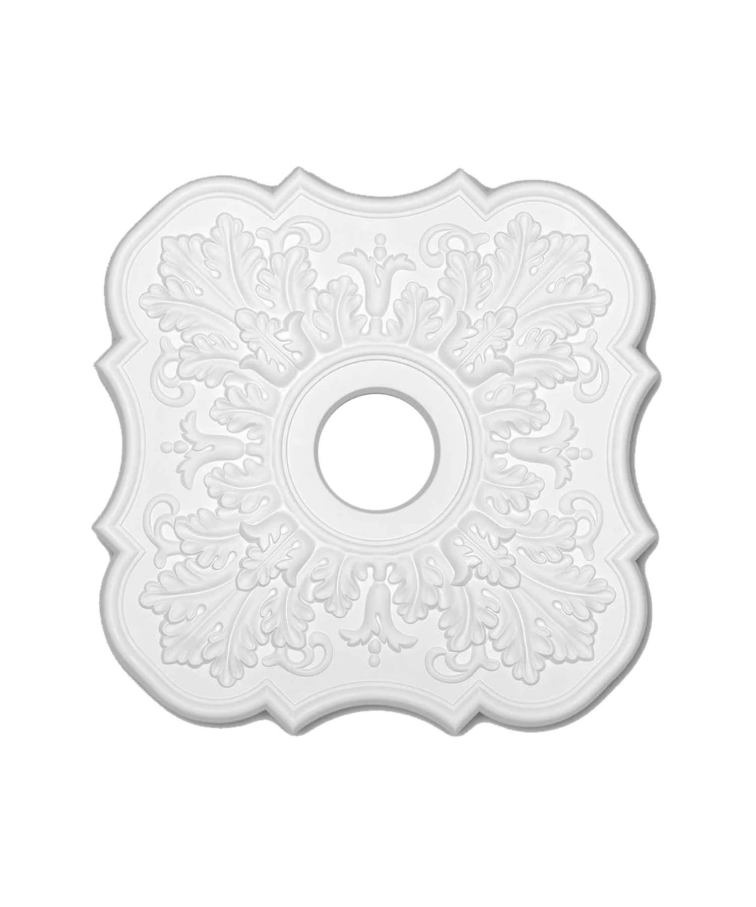 Rosace plafond 52,2 x 52,2 cm R053 - Polyuréthane