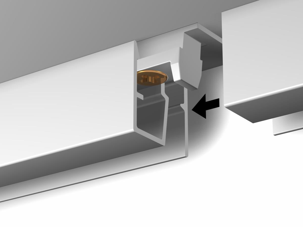 Rail cimaise Click Plafond R40 - 200cm Newly