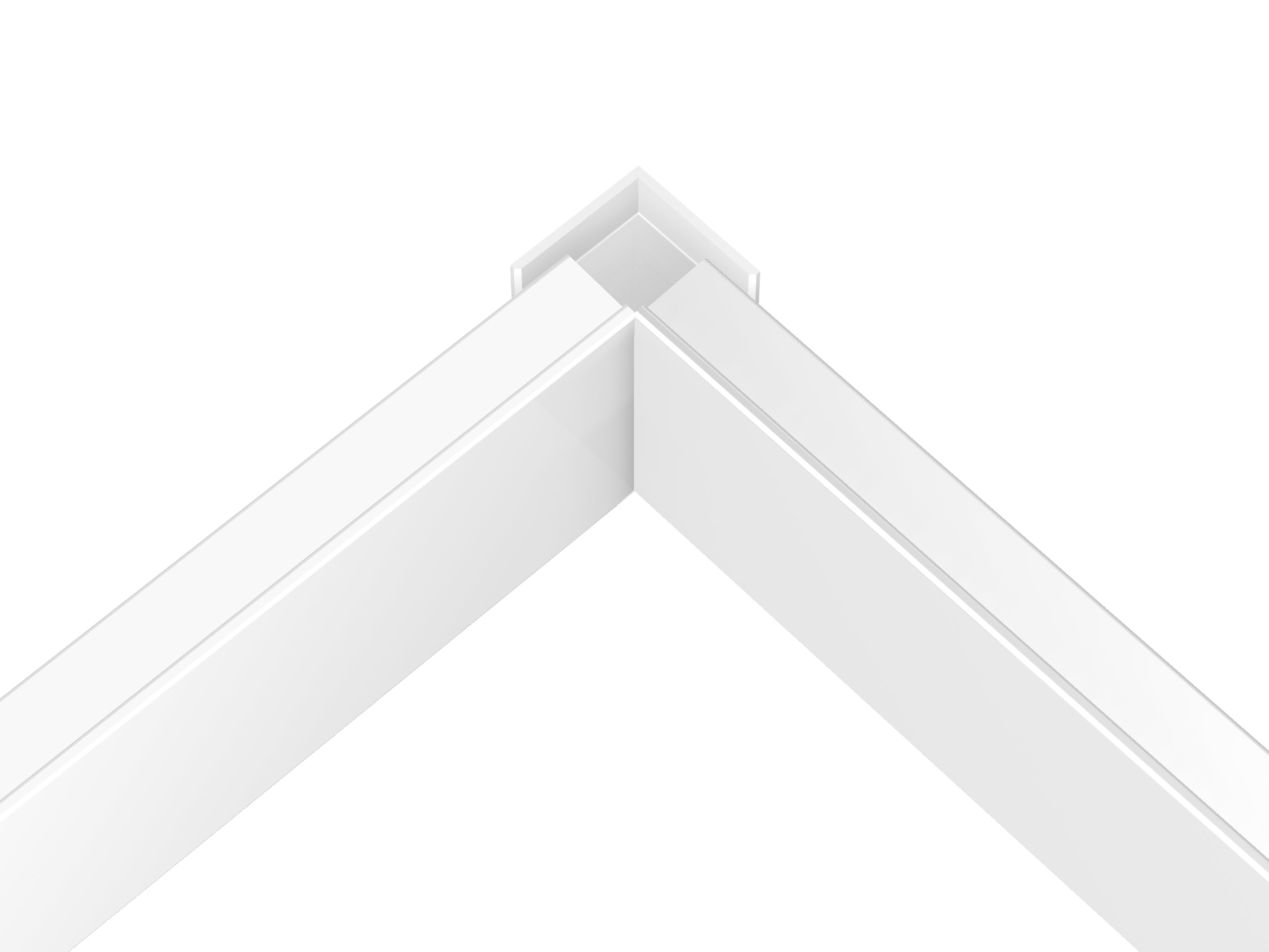 Raccord d'angle Illume Duo Rail - Accrochage éclairage Artiteq