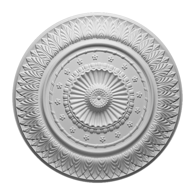 *Article discontinué* Rosace plafond 67 cm R028 - Polyuréthane