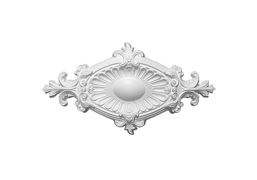 Rosace plafond 31,3 x 58,85 cm R043 - Polyuréthane