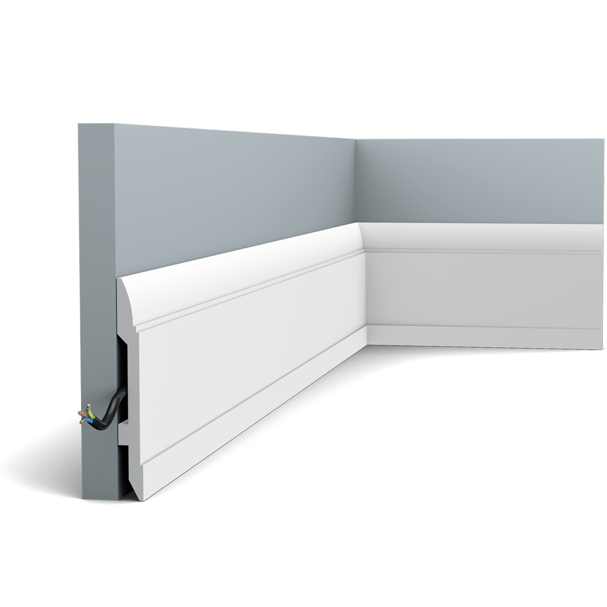SX104 Plinthe Orac Decor - 15x1,5x200cm (h x p x L) - plinthe décorative polymère