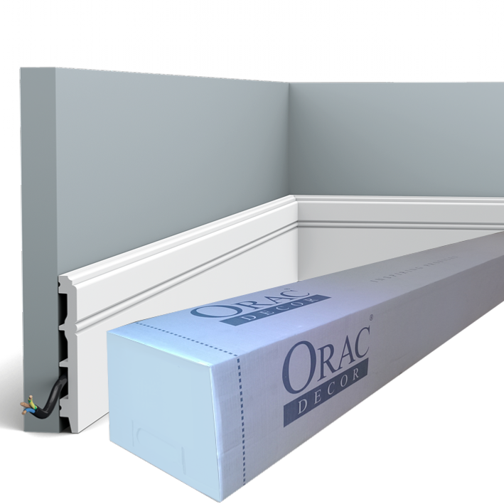 SX105 Plinthe Orac Decor - 11x1,3x200cm (h x p x L) - plinthe décorative polymère