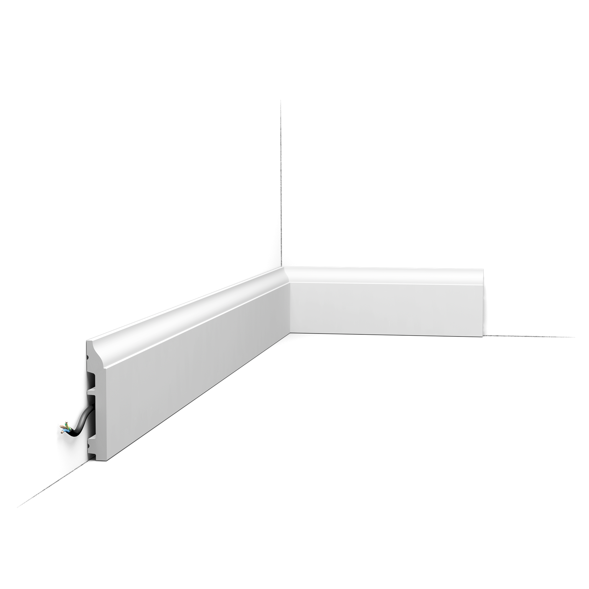 SX172 Plinthe Orac Decor - 8,5x1,4x200cm (h x p x L) - plinthe décorative polymère
