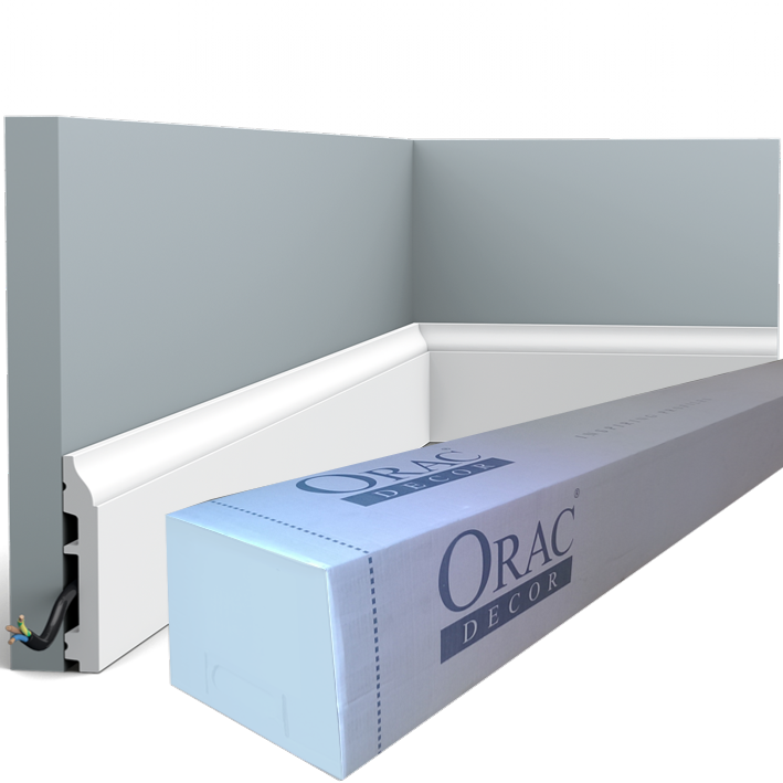 SX172 Plinthe Orac Decor - 8,5x1,4x200cm (h x p x L) - plinthe décorative polymère