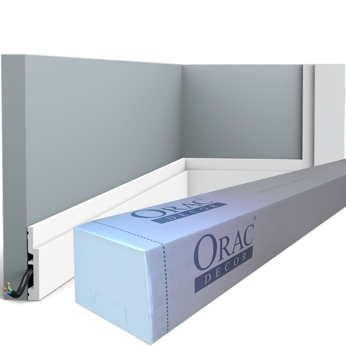 SX187 Plinthe Orac Decor - 7,5x1,2x200cm (h x p x L) - plinthe décorative polymère