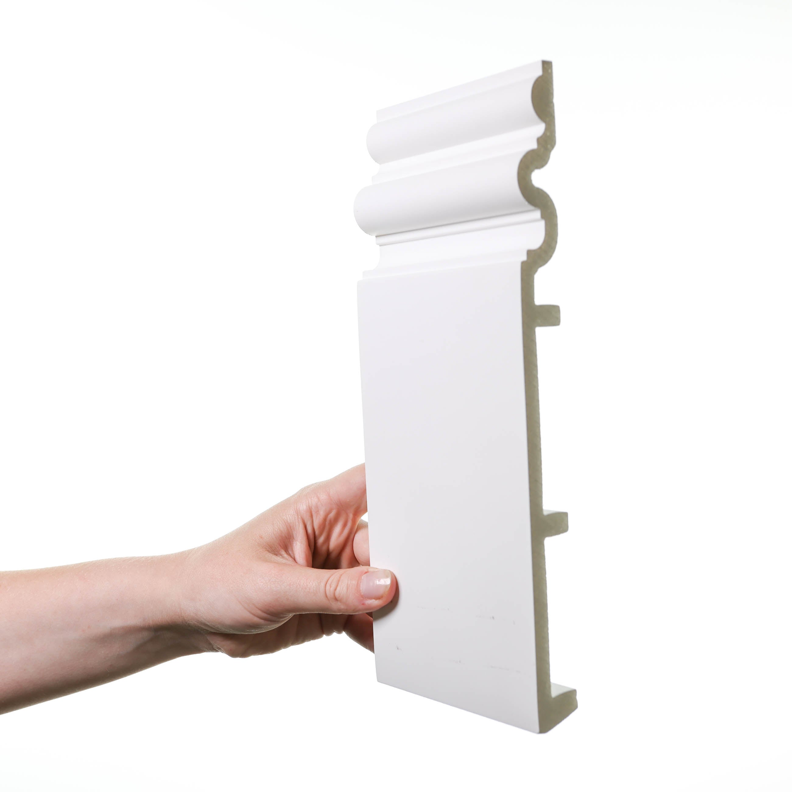 SX193 AUTOIRE Orac Decor Rodapié - 25x2,2x200cm (altoxprofundidad) - Rodapié decorativo de polímero