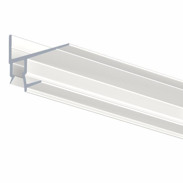 Rail Cimaise Shadowline Masonry 200 cm pour faux plafond en placoplâtre et mur maçonnerie
