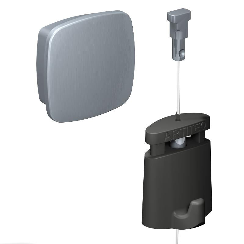 Set d'accrochage solo fil perlon transparent 1mm et crochet - Uniq-Hanger Artiteq