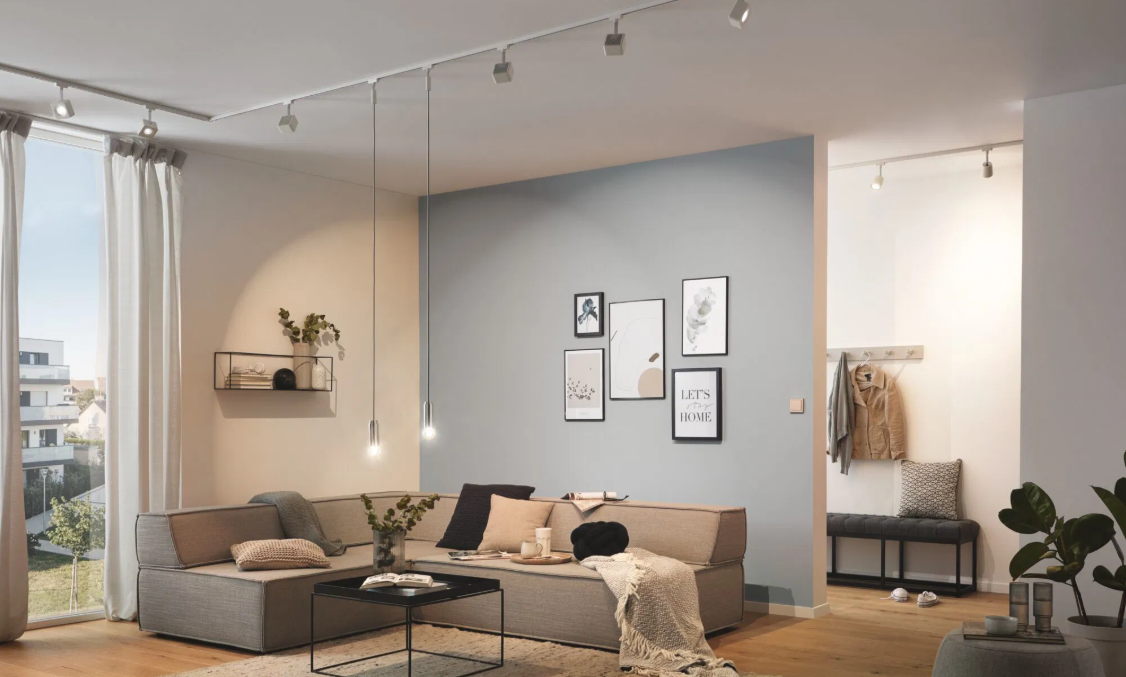 Paulmann URail 8W Cube Spot - Picture Lighting on Ceiling Rail