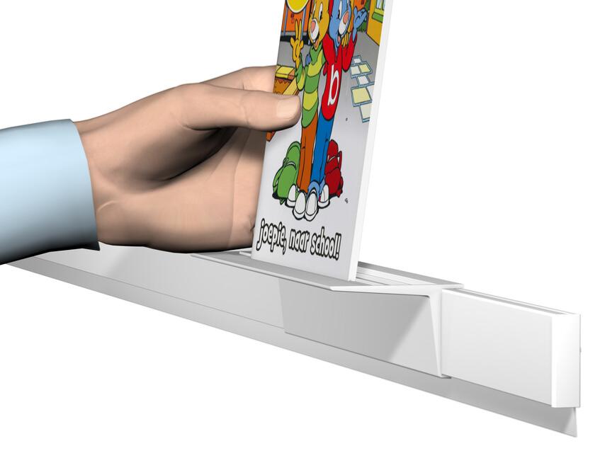 Tablette à clipser pour Info Rail - Support Clip -Artiteq