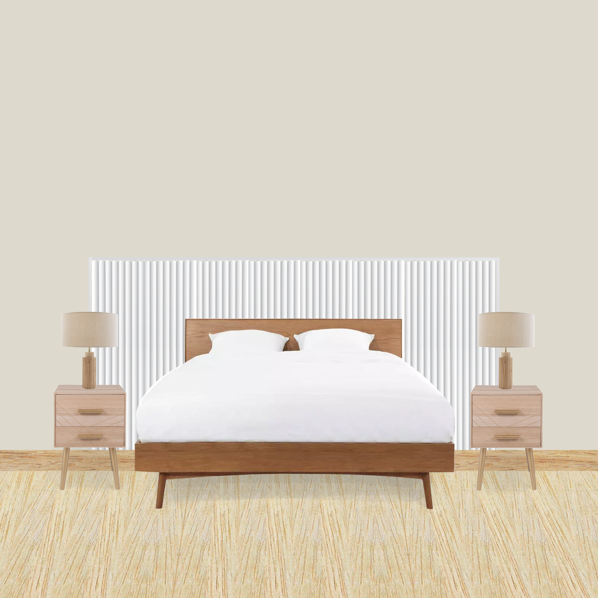 Kit tête de lit DIY Panneaux muraux W110 HILL Orac Decor - Revêtement mural