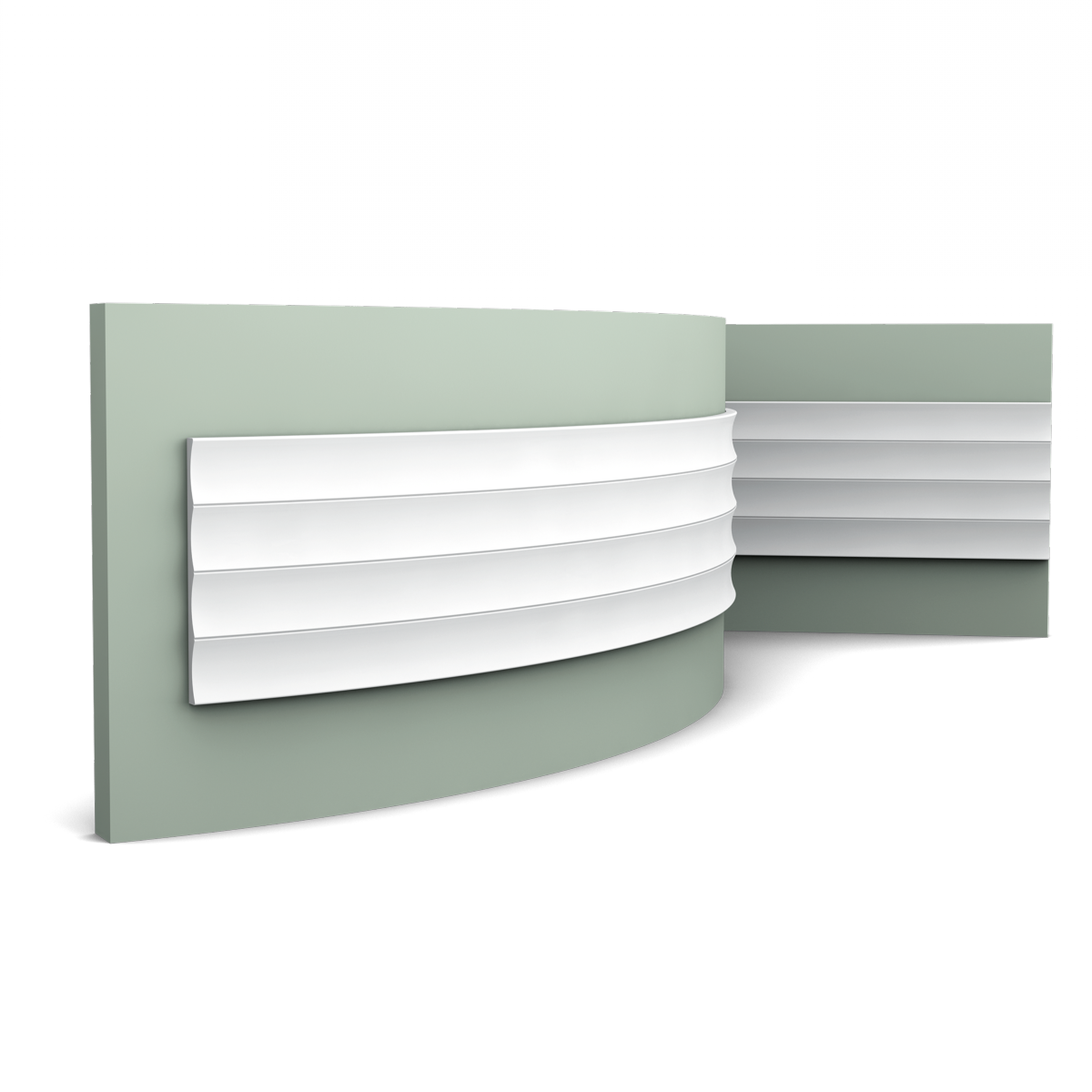 W114F VALLEY XL FLEXIBLE - Panneau Revêtement Mural Décoratif 3d – 200x25x1,5cm (L x l x h) Orac Decor