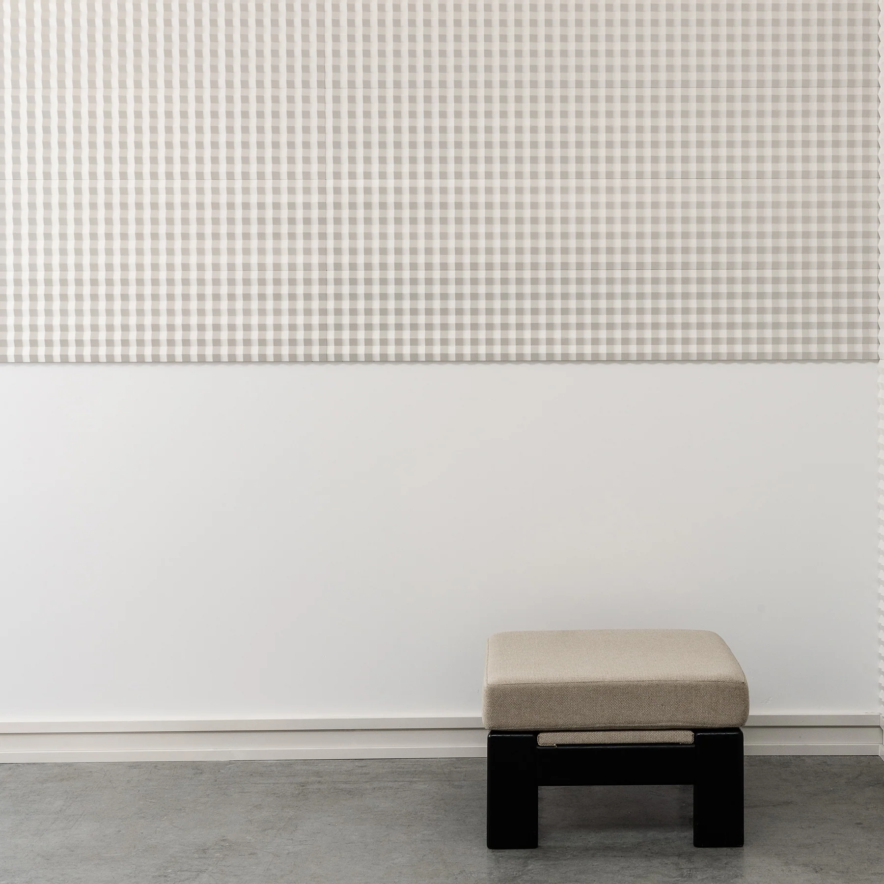 W117 SLOPE - Panel decorativo de pared 3D - 100 x 100 x 2,3 cm (largo x ancho x alto) Orac Decor
