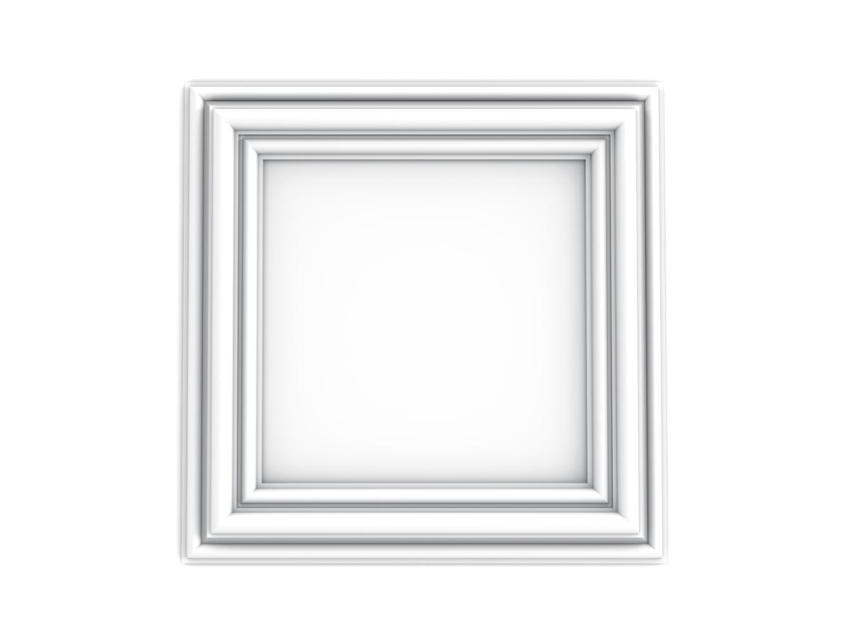 W121 AUTOIRE - Panneau Mural Encadrement Soubassement 3d - 50x50x3,2cm (L x l x h) Orac Decor