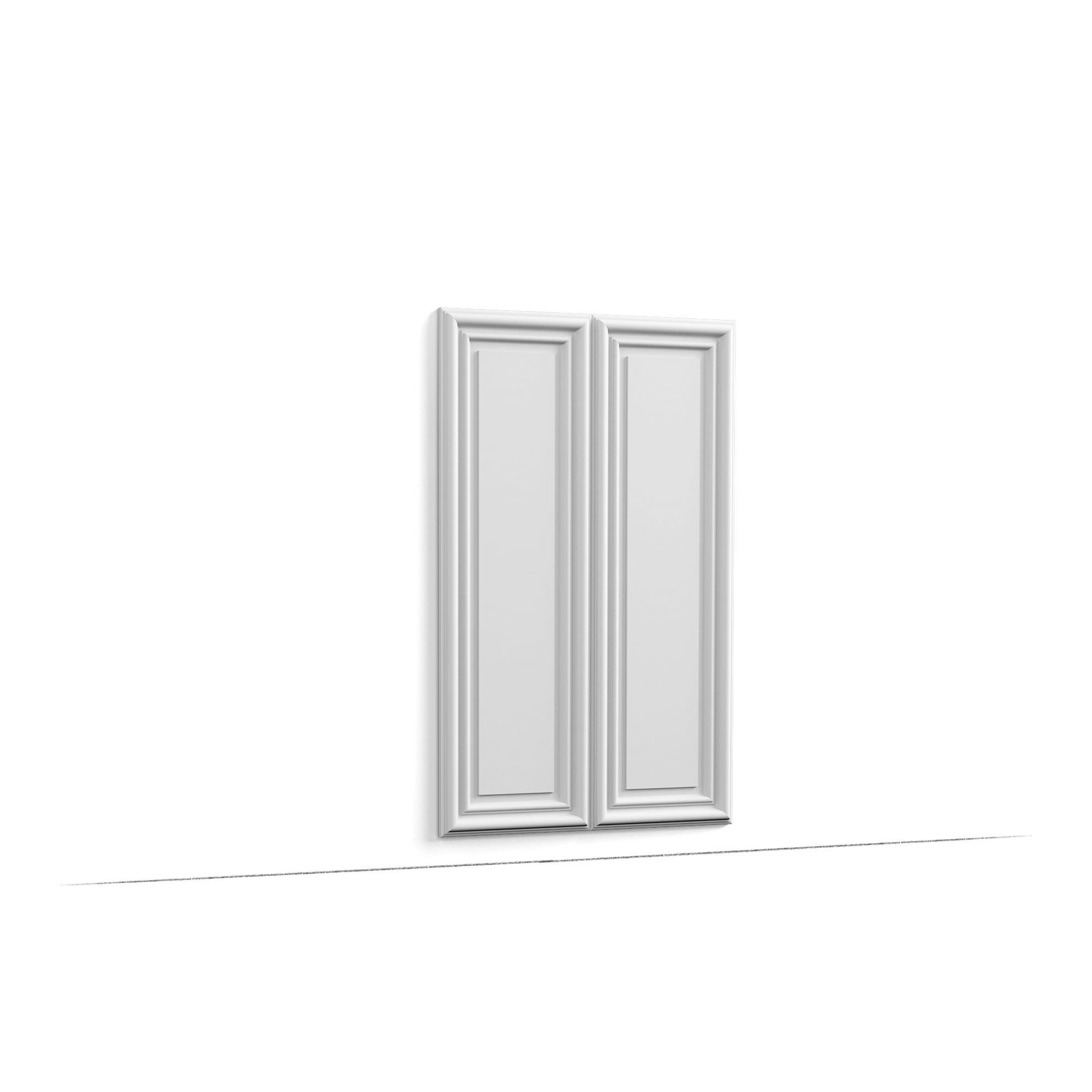 W124 BURLINGTON - Panel de revestimiento de pared 3D 80x50 cm (alto x ancho) Orac
