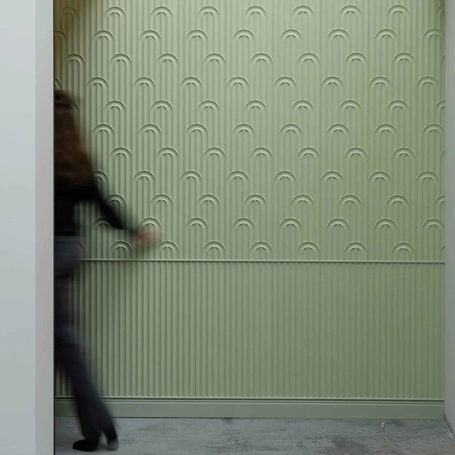 W212 VALLEY LOOP - Panel decorativo de pared 3D - 200 x 25 x 1,2 cm (largo x ancho x alto) Orac Decor