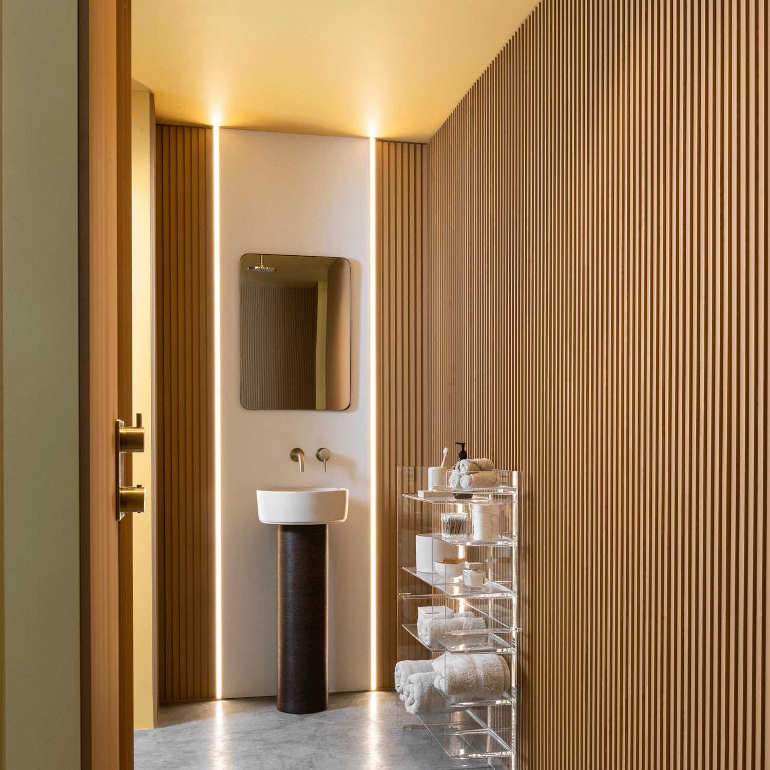 WX204 RIPPLE - Panel reversible decorativo 3D para pared - 25 x 1,6 cm (ancho x alto) Orac Decor