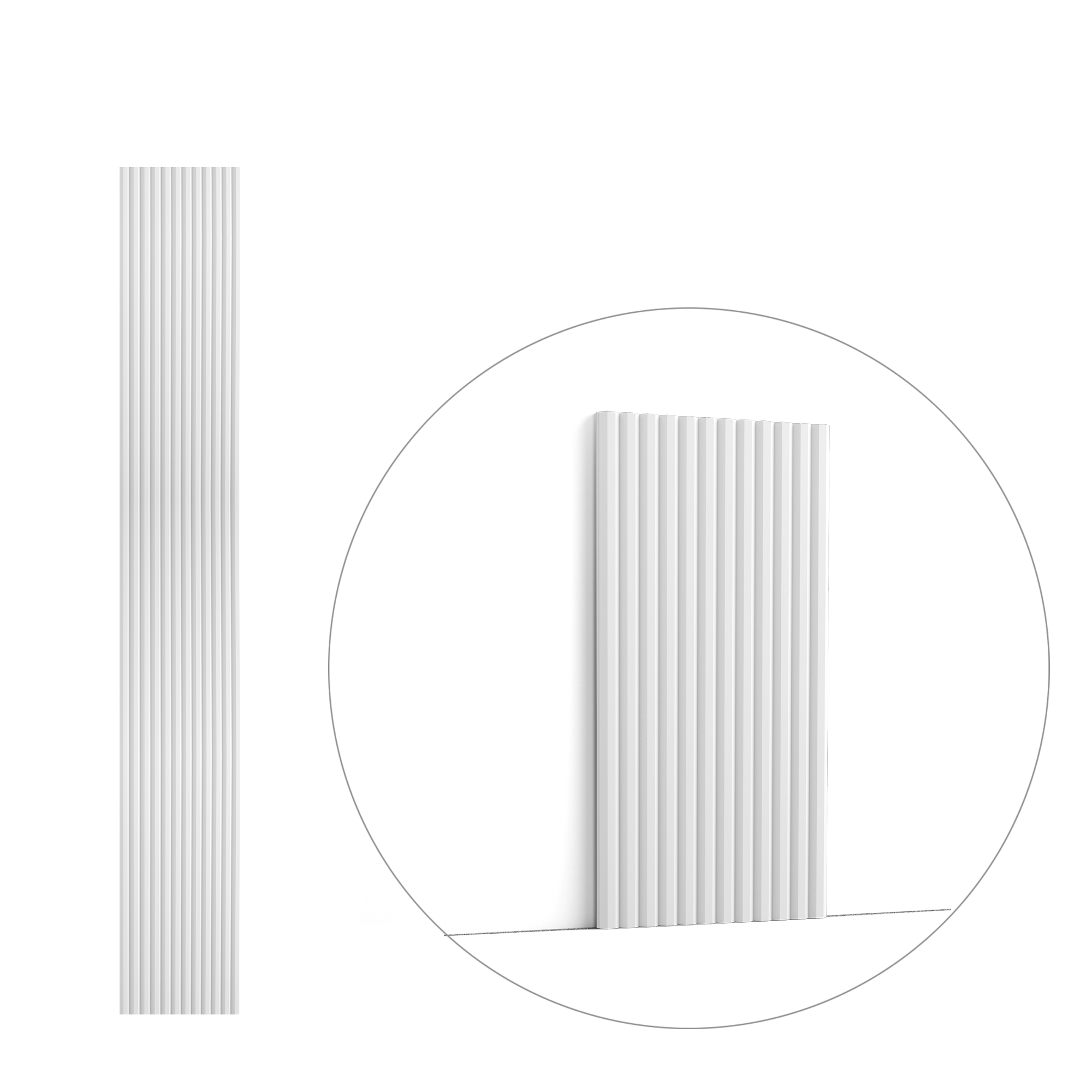 WX213 ALTO - Panneau Revêtement Mural Décoratif 3D - 25,1x1,2cm (l x h) Orac