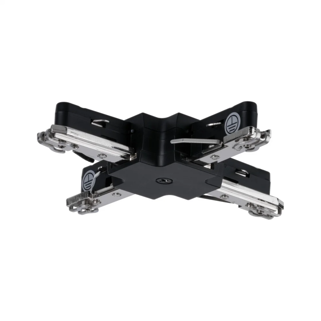 9 - Connecteur en "X" pour URail Paulmann - Eclairage Tableau sur Rail Plafond