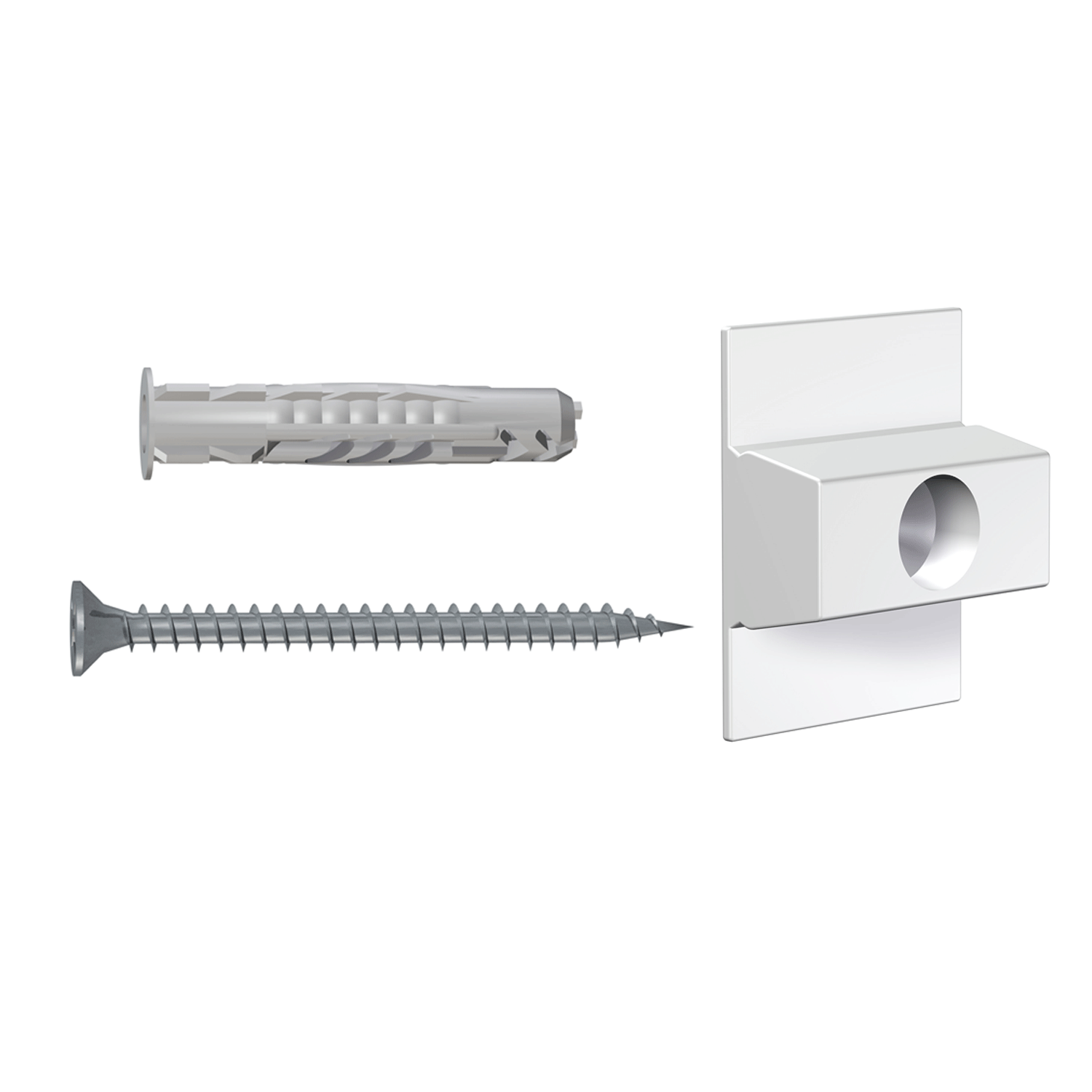 Pack jeux de fixation trio pour Cimaises Click Rail - Multimatériaux - Fixation Cimaise Artiteq