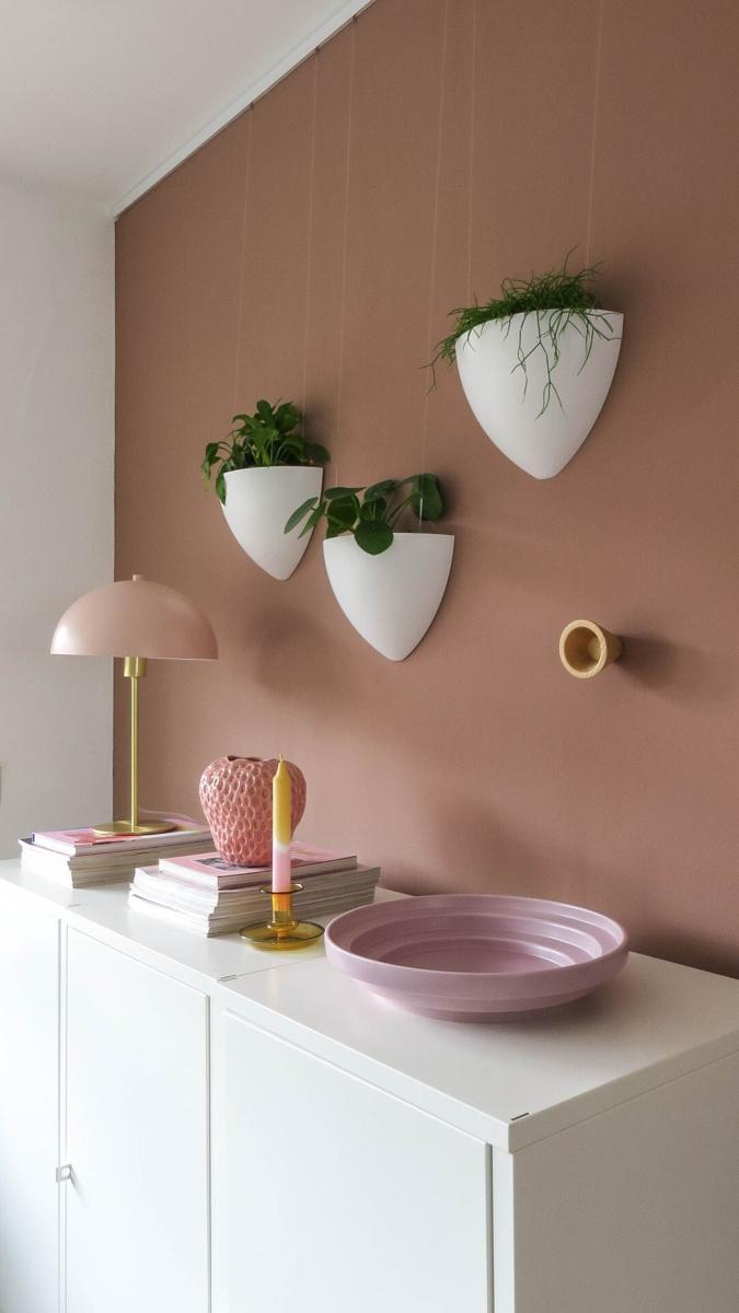 Kit Cache-pot de fleurs suspendu Blanc - suspension de Jardinière Botaniq Artiteq