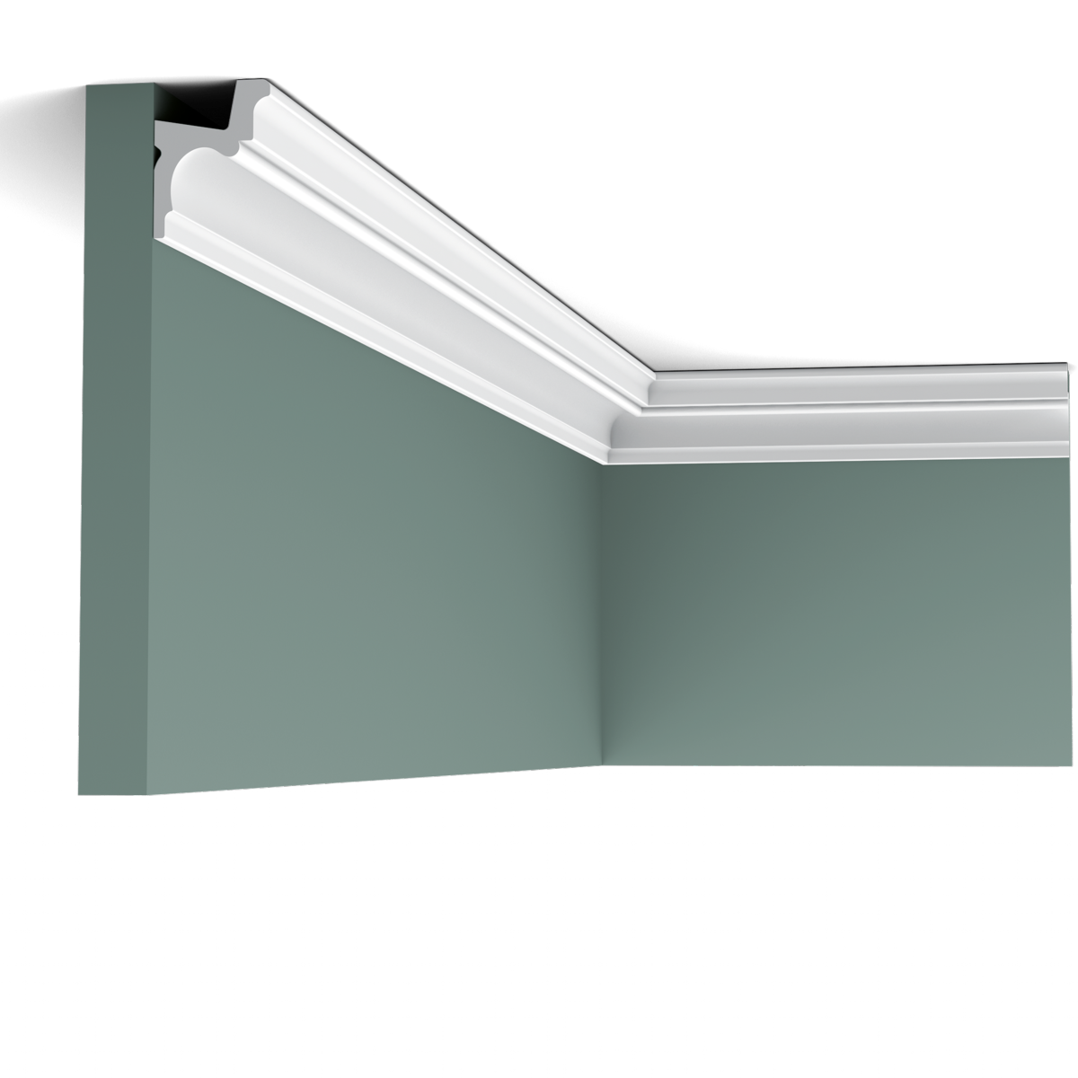 C323 AUTOIRE corniche pour éclairage indirect Orac Decor - 5,5x4,2x200cm (h x p x L) - moulure décorative polyuréthane