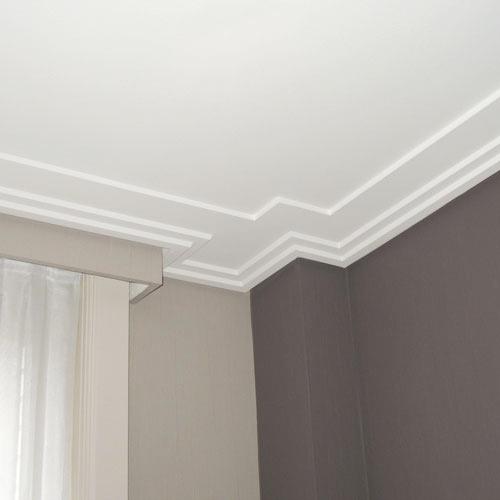 C353 Corniche plafond polyuréthane Orac Decor Luxxus - 3,5x16,5x200cm (h x p x L) moulure décorative