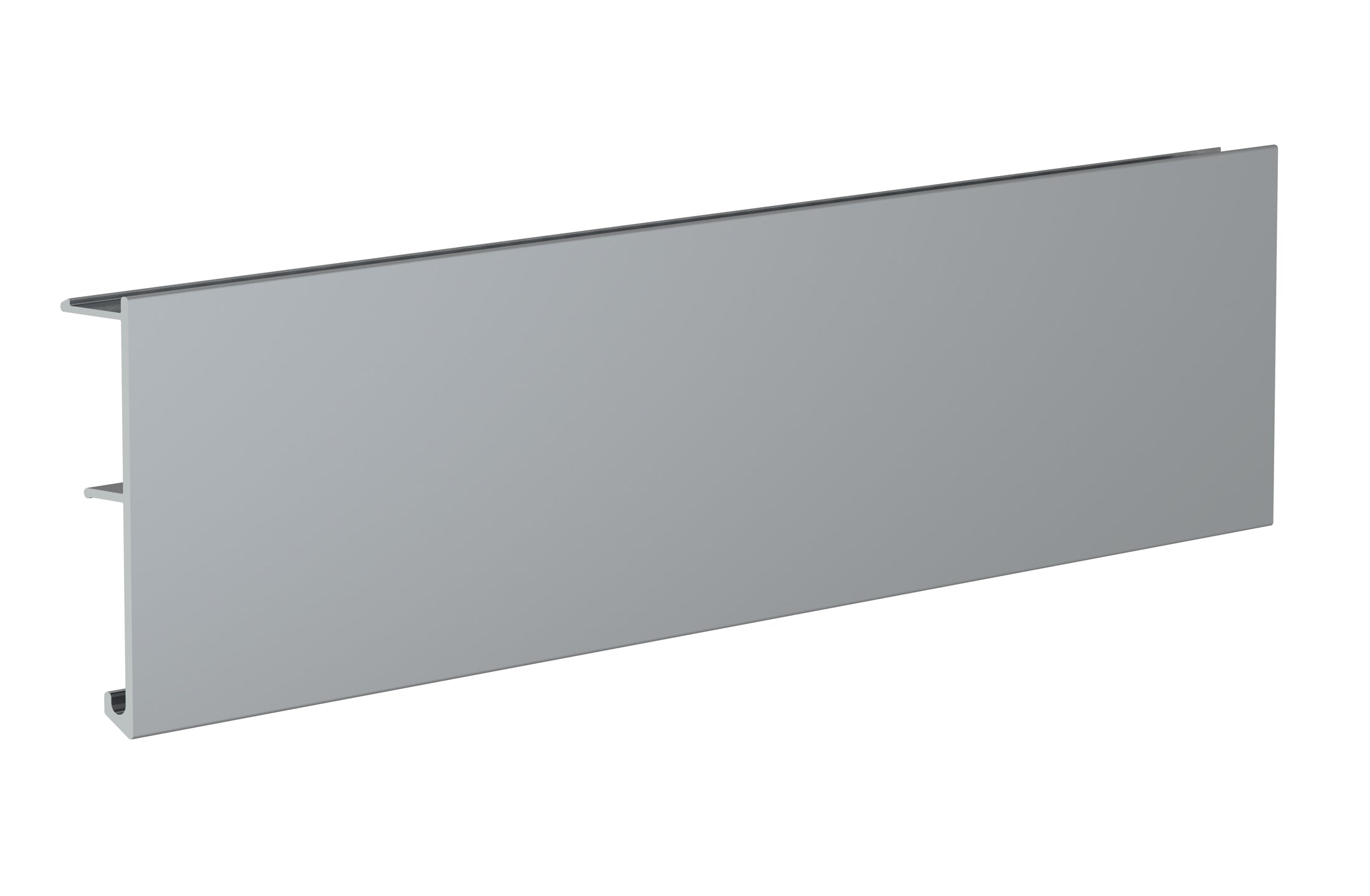 Capot pour cimaise R70 Newly 200CM couleur gris alu -Museum Line cimaise tableau