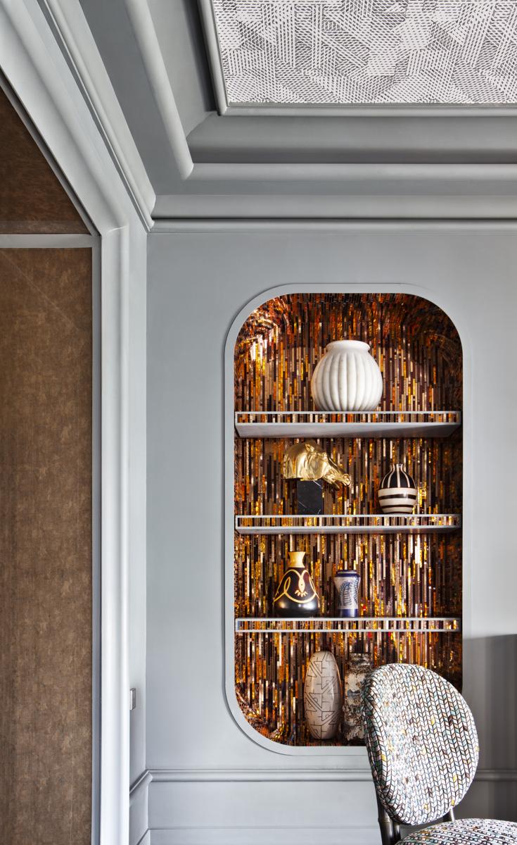 P8060 Cimaise murale Orac Decor - 3,5x5x200cm (h x p x L) - moulure décorative polyuréthane