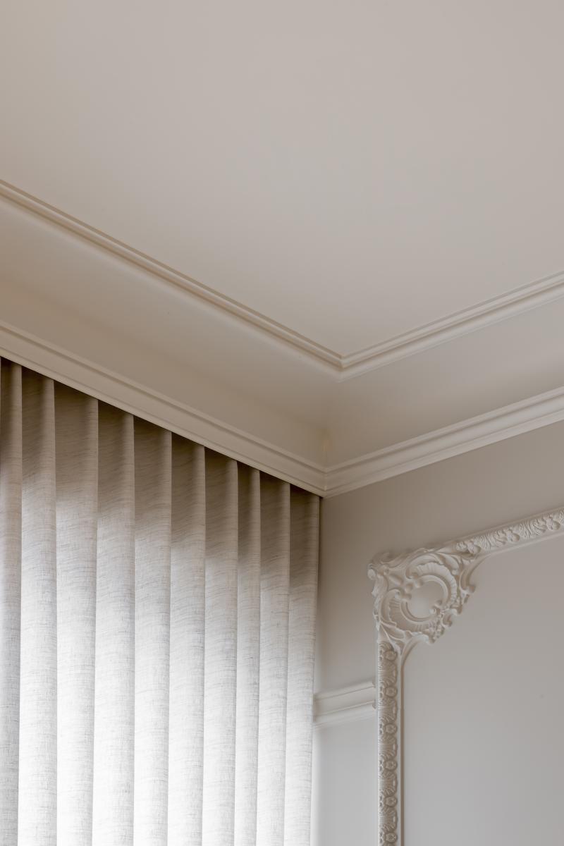 Moldura de pared Orac Decor P3020 - 6 x 3,2 x 200 cm (alto x ancho) - moldura decorativa de poliuretano