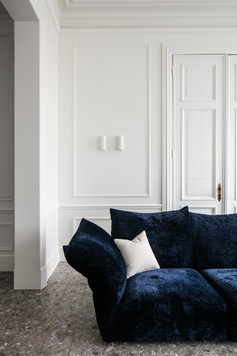 P8020 Cimaise murale Orac Decor - 6x2,5x200cm (h x p x L) - moulure décorative polyuréthane