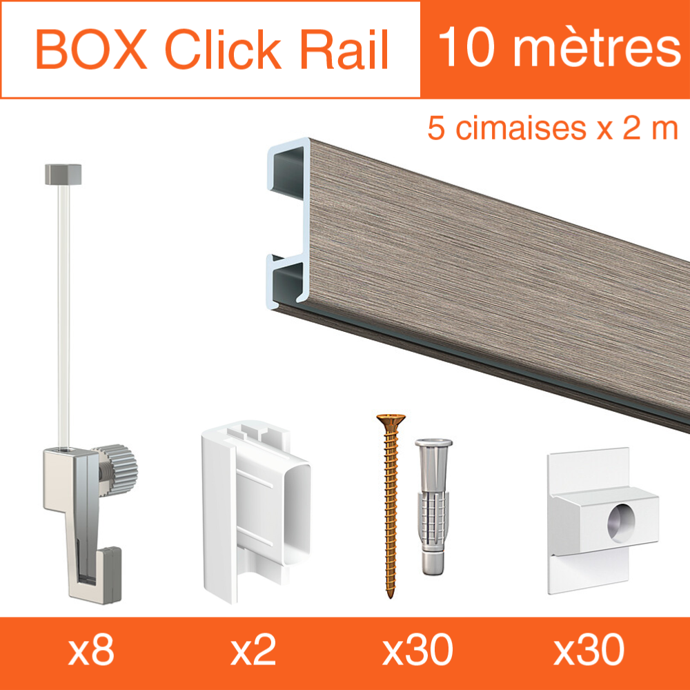Cimaise Box Artiteq Click ÉCO - Kit accrochage tableau