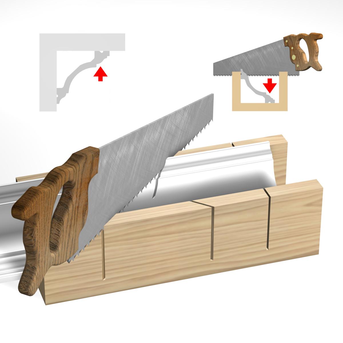 Kit Cimaise tableau DecoRail Artiteq 200 cm + corniche Orac Decor CX110 - 200 x 4,7 x 4,1 cm - vis & chevilles murs mixtes