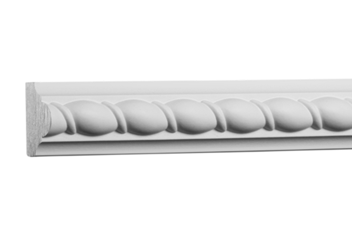 Moulure M353 2,6 x 1,6 cm - Polyuréthane Cimaises &+