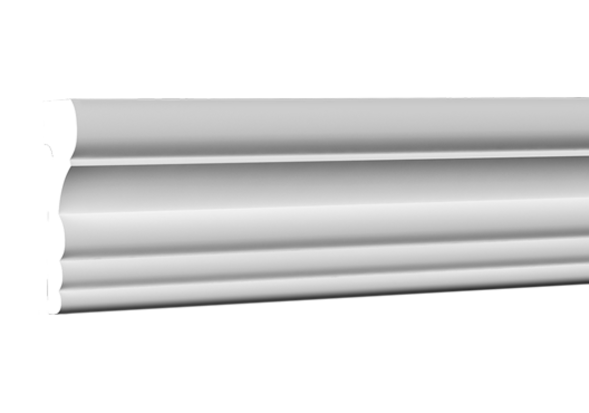 Moulure M354 6,8 x 2,6 cm - Polyuréthane Cimaises &+