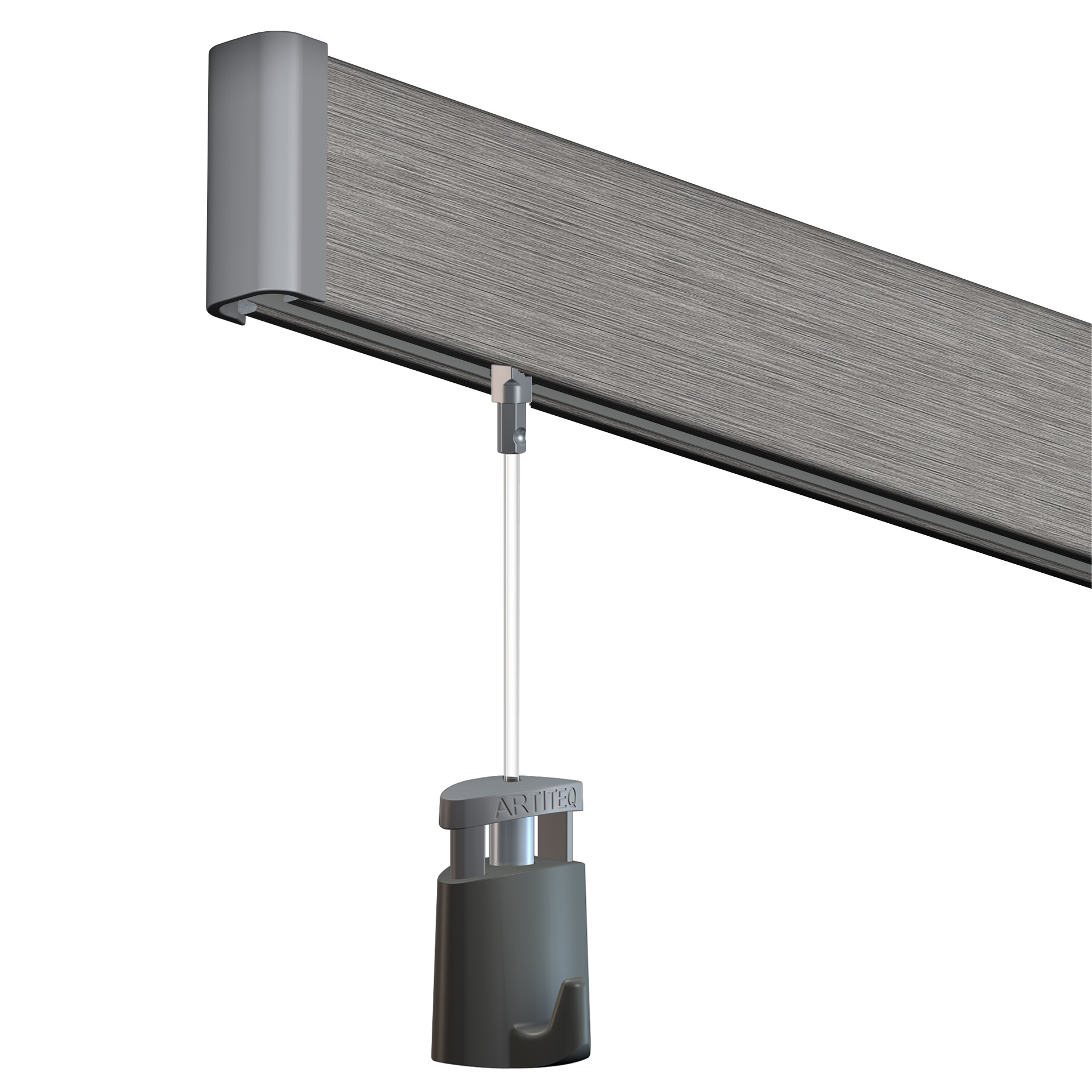 Cimaise Box PREMIUM Click Rail 2 mètres - Kit tout en un
