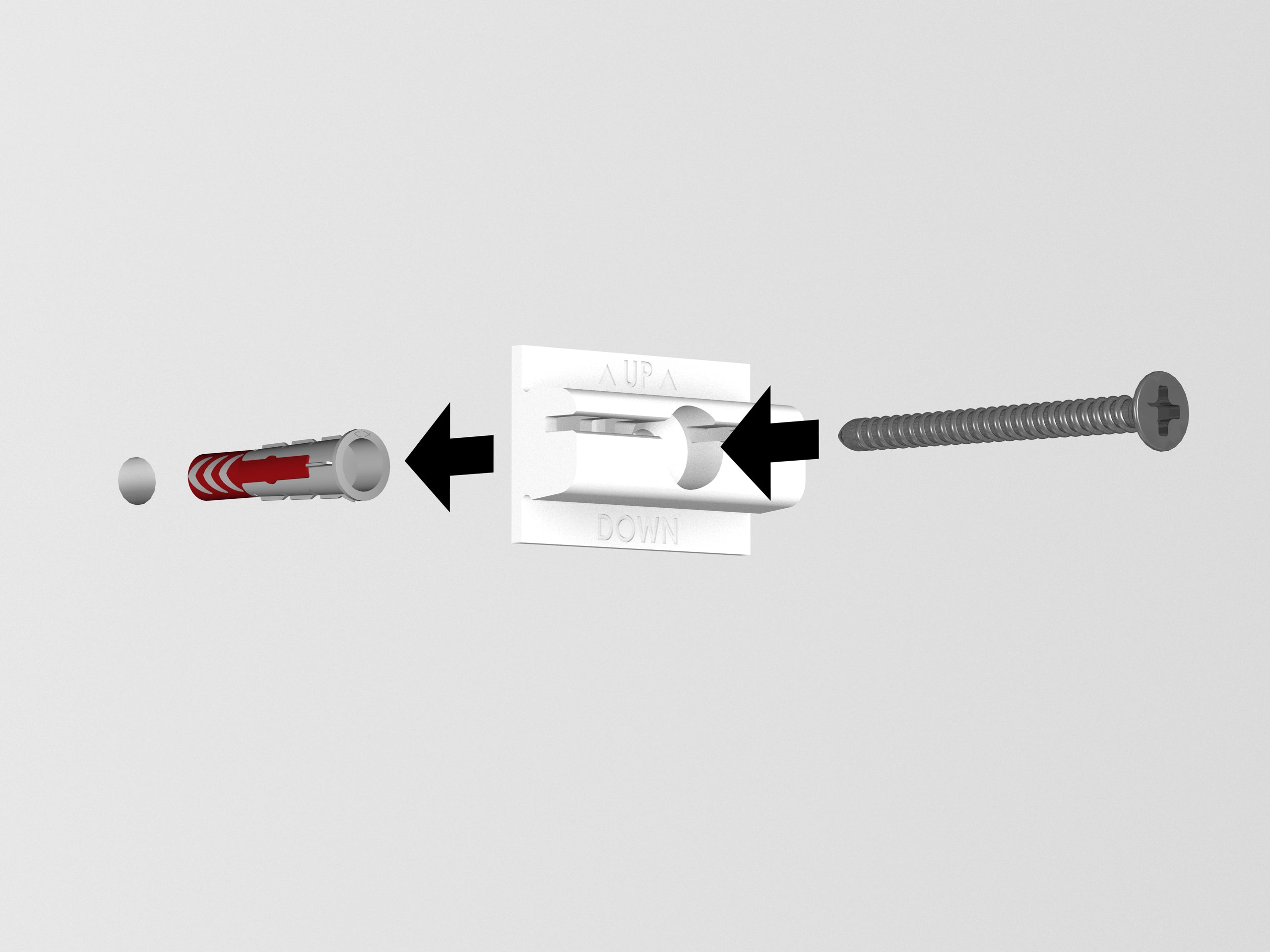 Pack de 6 clips de fixation pour Illume Duo Rail - Accrochage éclairage Artiteq