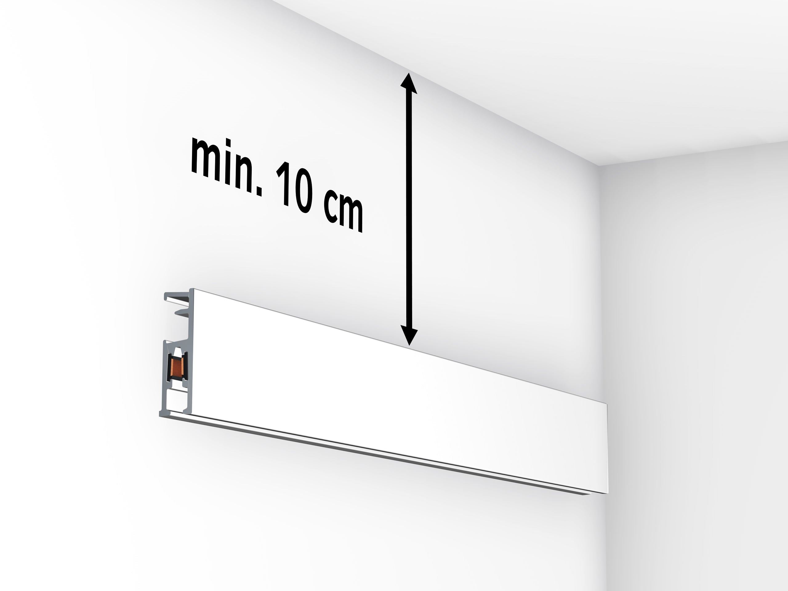 Pack de 6 clips de fixation pour Illume Duo Rail - Accrochage éclairage Artiteq