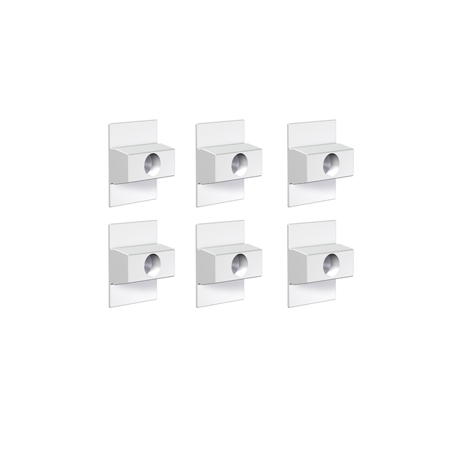 Additional fixing clip pack for Click Rail Picture Rail - Artiteq Picture Hanging