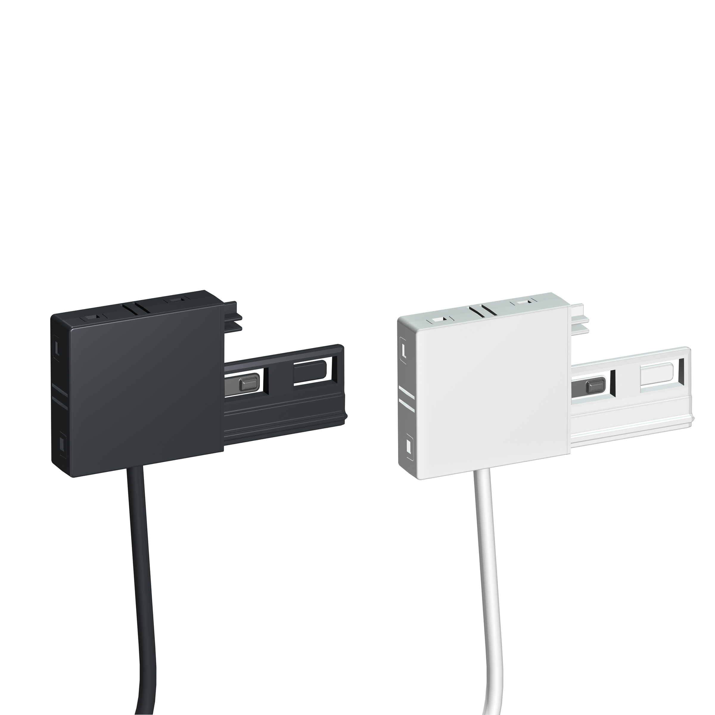 Connecteur d'alimentation vers le bas Illume Duo Rail 300 cm - Accrochage