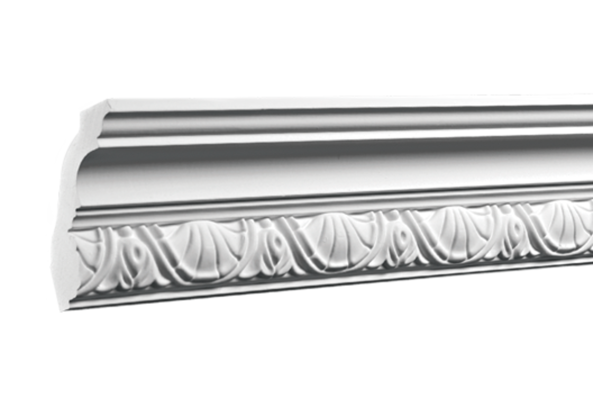 Corniche plafond C251 7 x 5,5 cm - Polyuréthane Cimaises &+