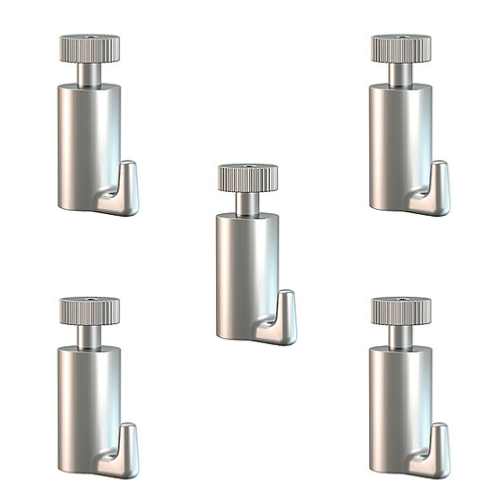 Paquete de 5 ganchos autoblocantes para cuadros de 15 kg y 2 mm - Artiteq Picture Hanging