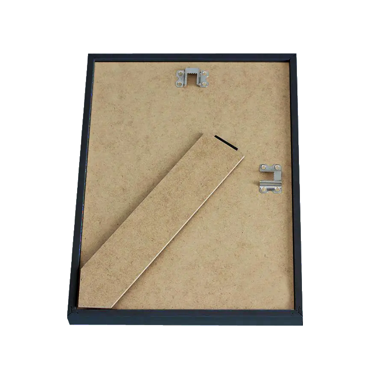 Cadre Astor bois noir - ouverture baguette magnétique - Cimaises et plus