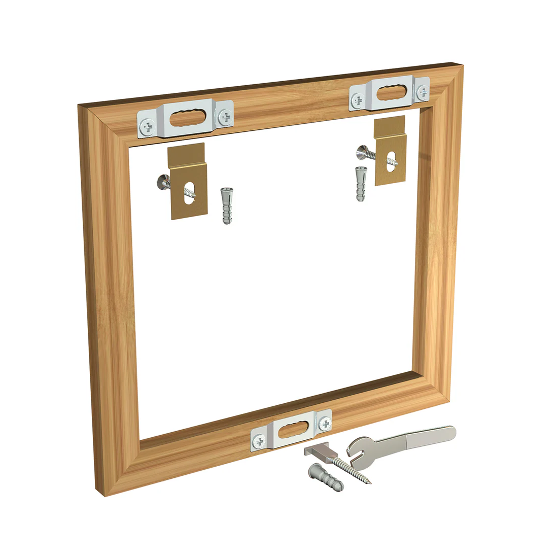 Kit anti-vol pour tableau bois