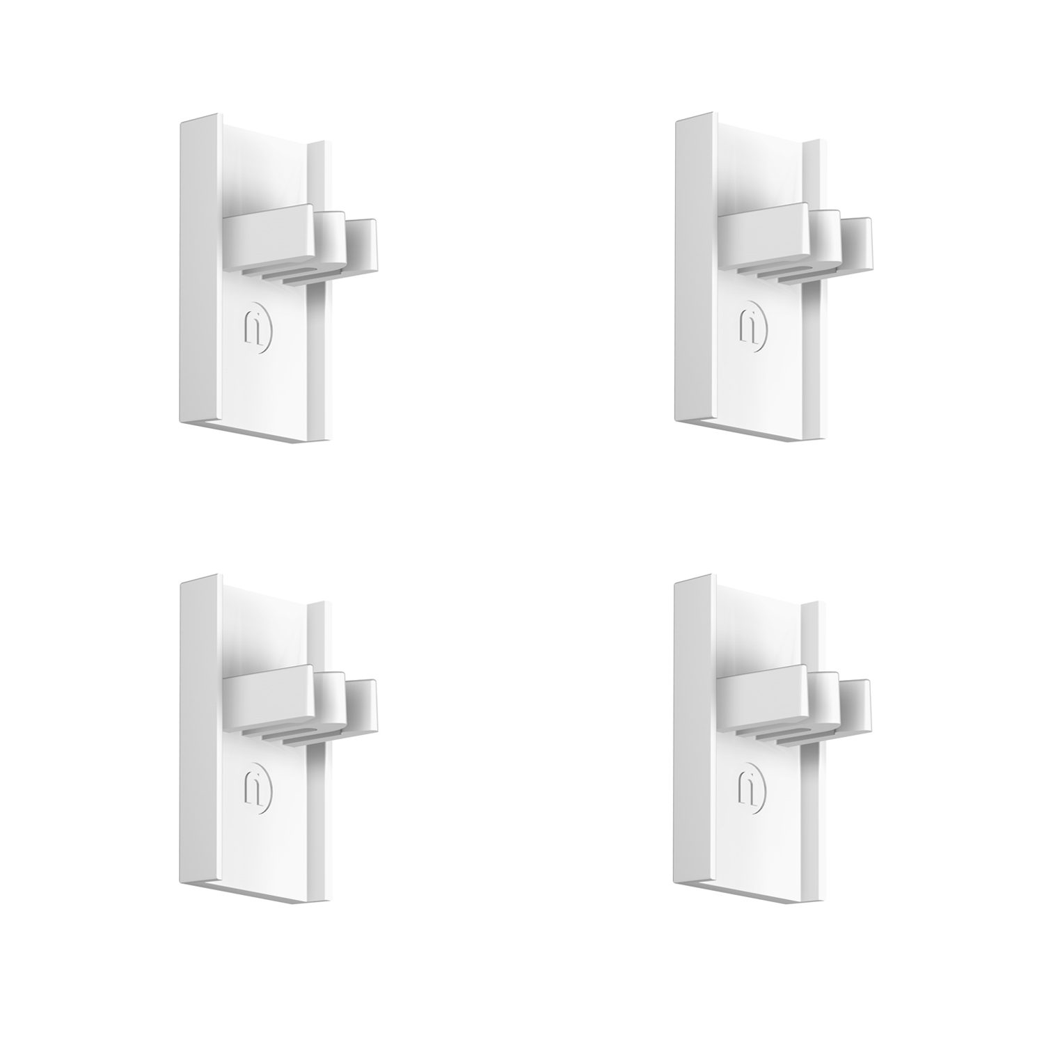 Pack of 4 end caps for Click+ Rail R20 Picture Rail - Artiteq Picture Rail Accessory
