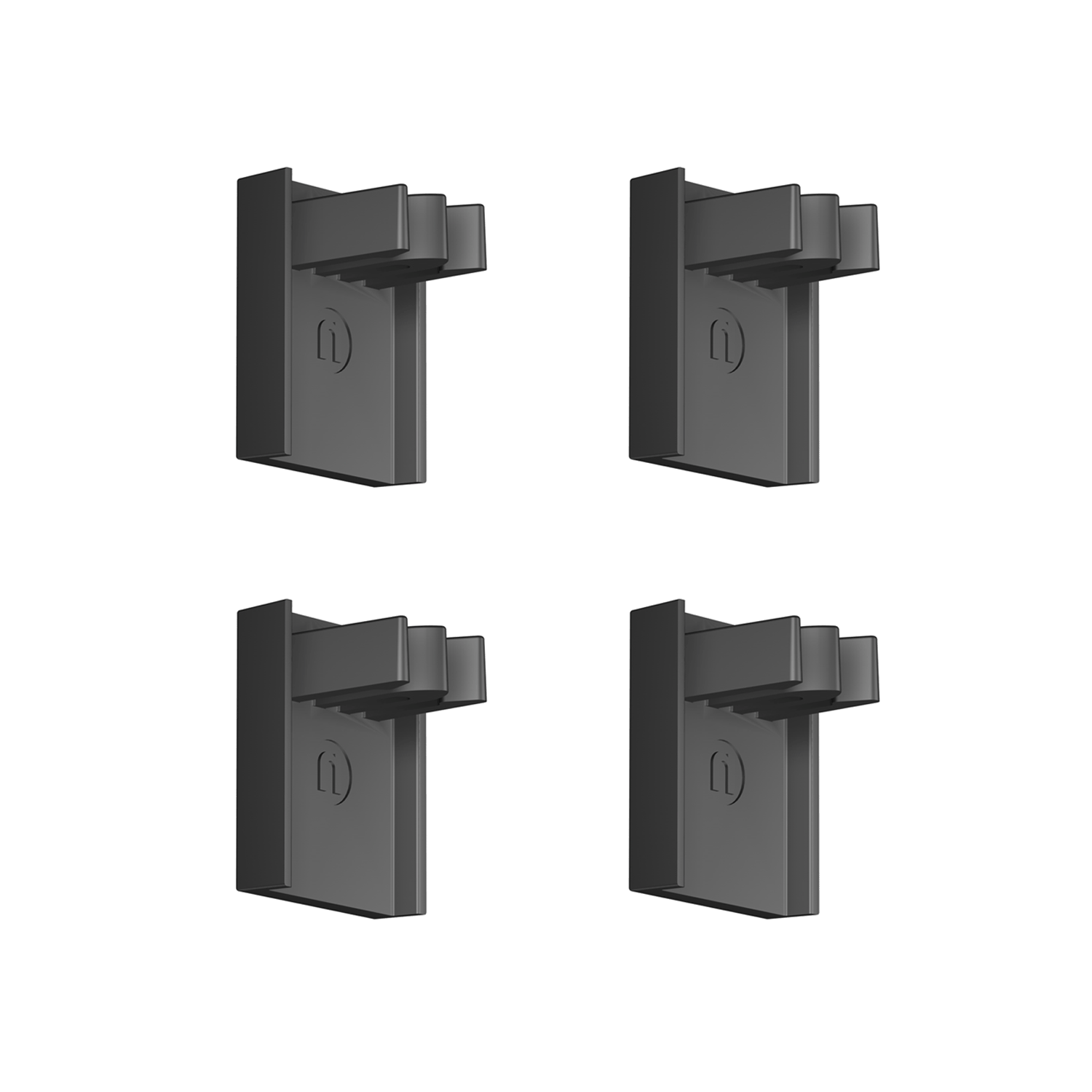 Pack 4 embouts d'arrêt pour Cimaise Mini-Click R10 - Accessoire Cimaise Newly