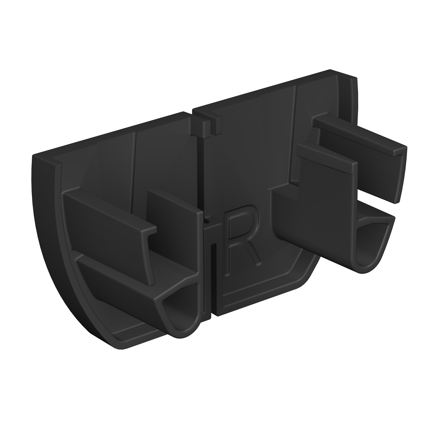 Paquete de 4 tapas de extremo de riel con sistema de clic - Accesorio para riel de cuadros Artiteq