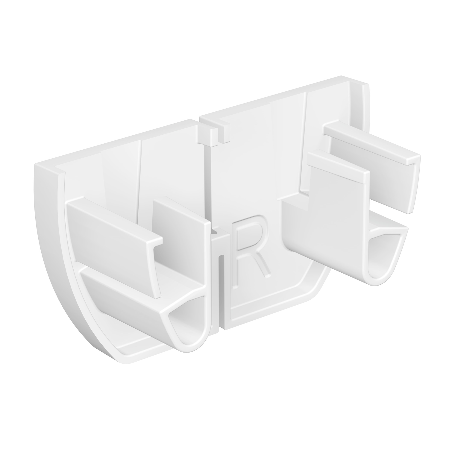 Paquete de 4 tapas de extremo de riel con sistema de clic - Accesorio para riel de cuadros Artiteq