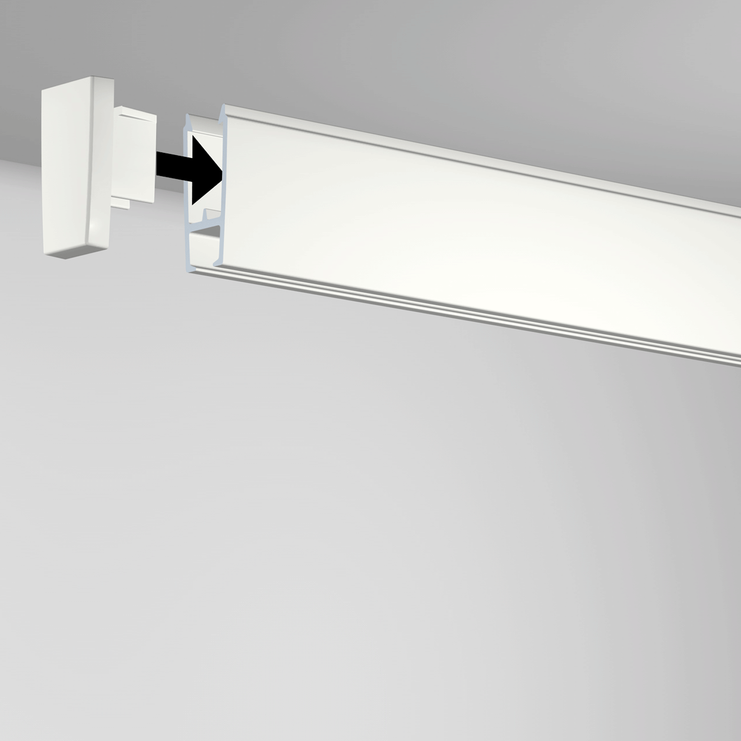 Pack 4 embouts d'arrêt pour Cimaise XPO Rail - Accessoire Cimaise Artiteq